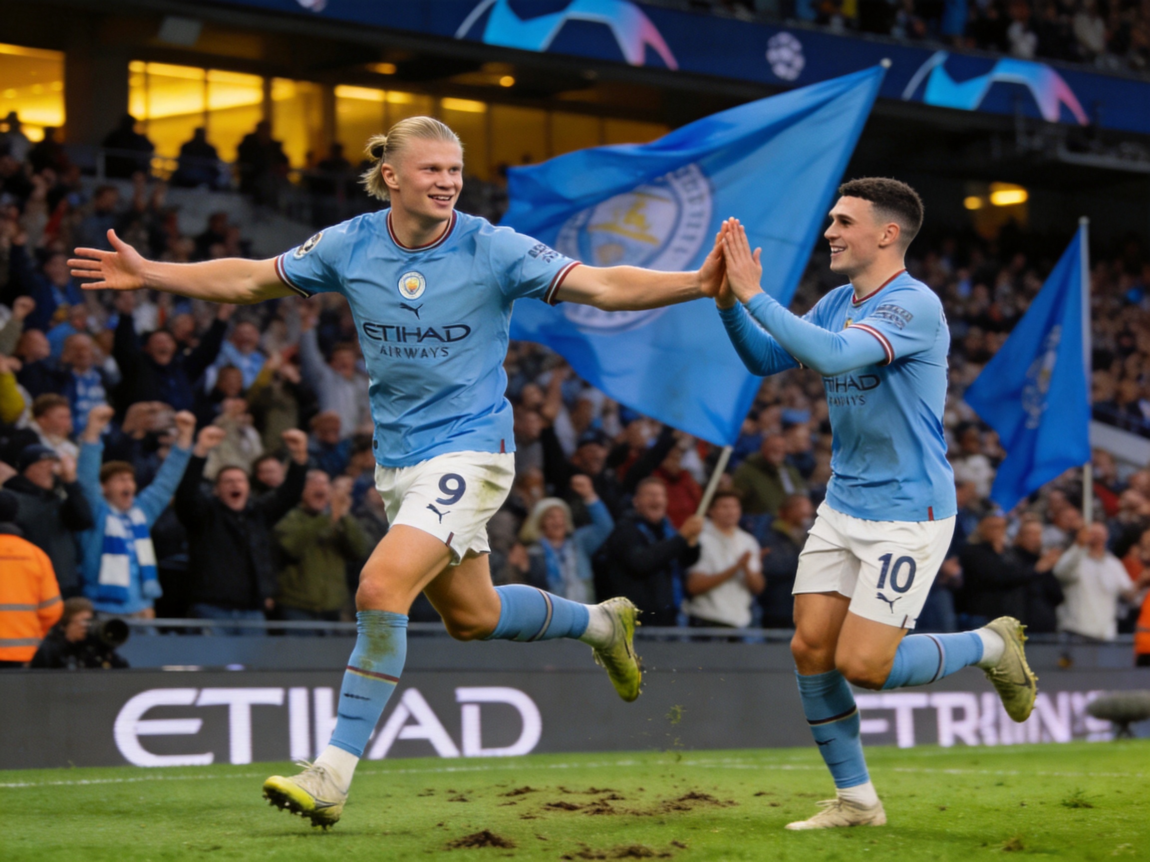 英超焦点战曼城3-2逆转热刺比赛战报